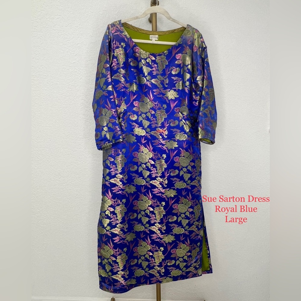 Silk Sue Sartor Blue dress